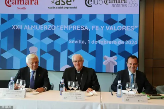 Almuerzo ‘Empresa, Fe y Valores’ en el Club Cámara