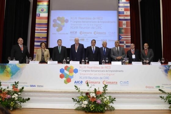 Cámaras de Comercio de 23 países se dan cita en la XLIII ASAMBLEA DE AICO y en el I CONGRESO IBEROAMERICANO DE EMPRENDIMIENTO que celebra la Cámara de Sevilla hasta mañana
