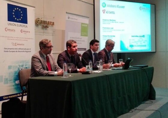 Casi un centenar de empresas acuden a la Cámara de Comercio de Sevilla para conocer las ayudas europeas dirigidas a PYMES, MICROPYMES y AUTÓNOMOS