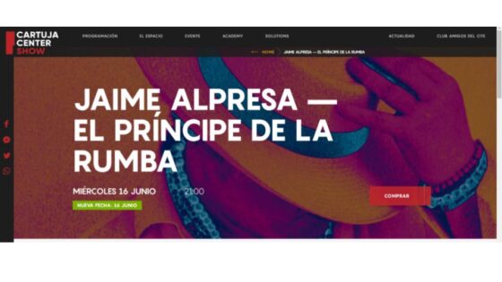 Concierto Benéfico con el cantante Jaime Alpresa