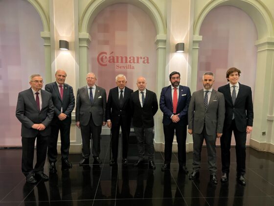 Encuentro de los pregoneros de Sevilla, Cádiz y Jerez en la Cámara de Sevilla