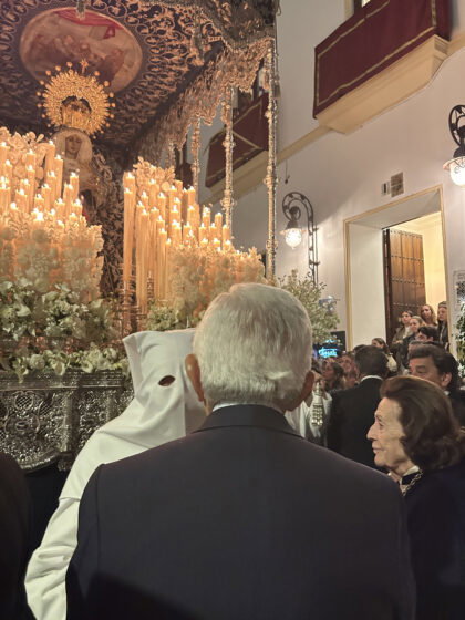 Flores a La Candelaria en homenaje a Ramón Ybarra