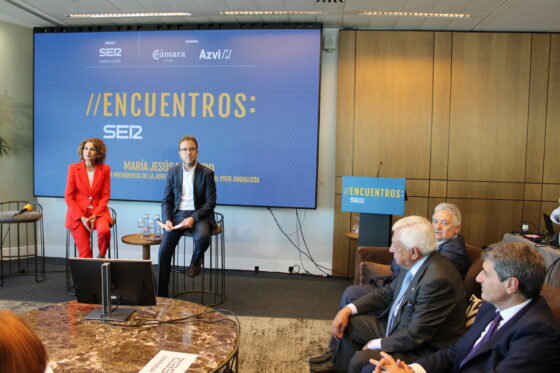 ‘Encuentro SER’ en el Club Cámara con Mª Jesús Montero, candidata a la presidencia de la Junta