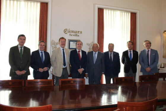 El nuevo Presidente de la Asociación de Hoteles de Sevilla visita la Cámara de Comercio para estrechar lazos en el sector turístico